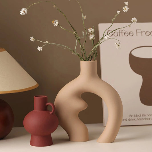 Vase céramique mate