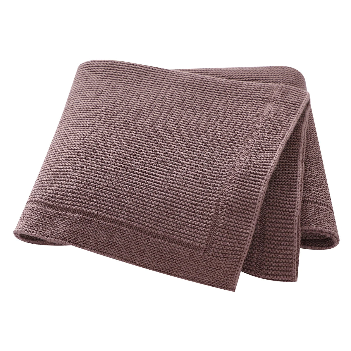 Couverture bébé en coton uni