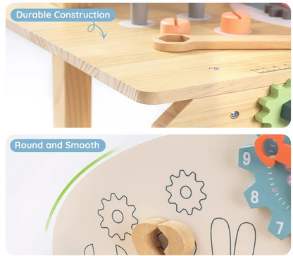Établi en bois pour enfants