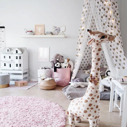 Peluche géante girafe