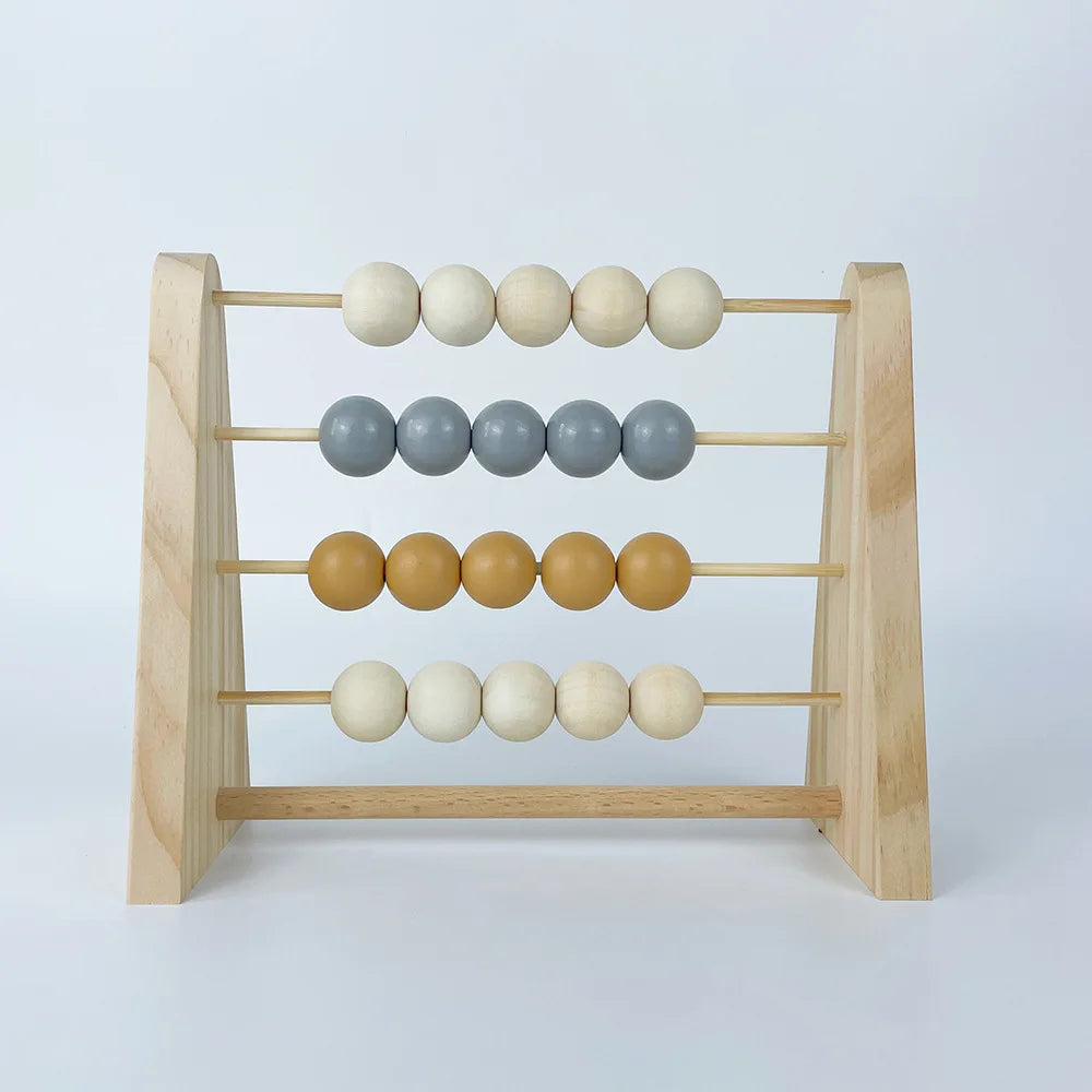 Boulier en bois éducatif – jeu d’éveil & déco enfant