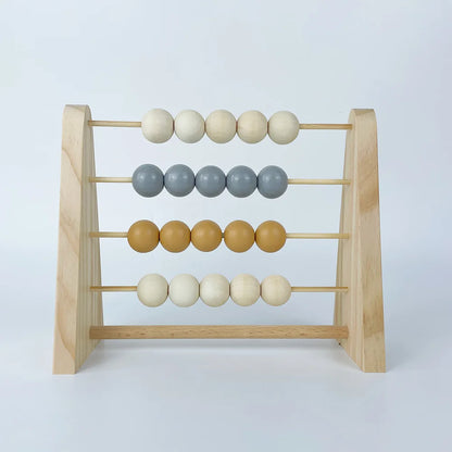 Boulier en bois éducatif – jeu d’éveil & déco enfant