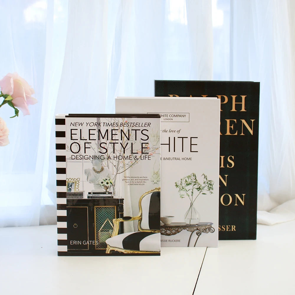 Faux livres décoratifs
