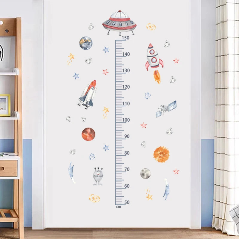 Sticker toise murale enfants