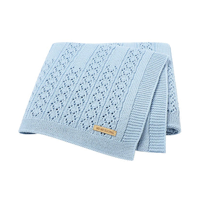 Couverture enfant en coton et fibre de bambou