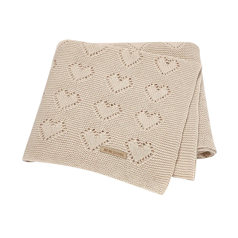 Couverture enfant en coton et fibre de bambou