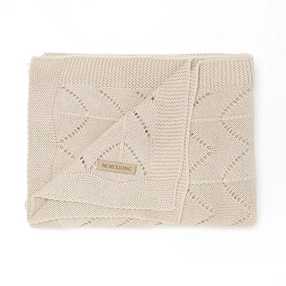 Couverture enfant en coton et fibre de bambou