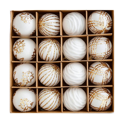 Lot de boules de Noël – Décorations de sapin multicolores