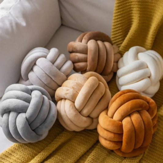 Coussin nœud décoratif