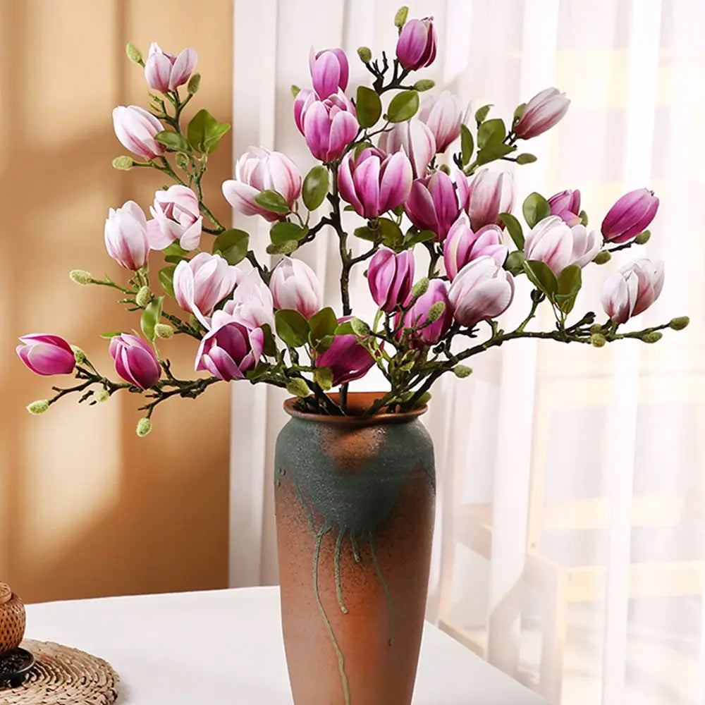Fleurs de magnolia artificielles