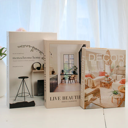 Faux livres décoratifs