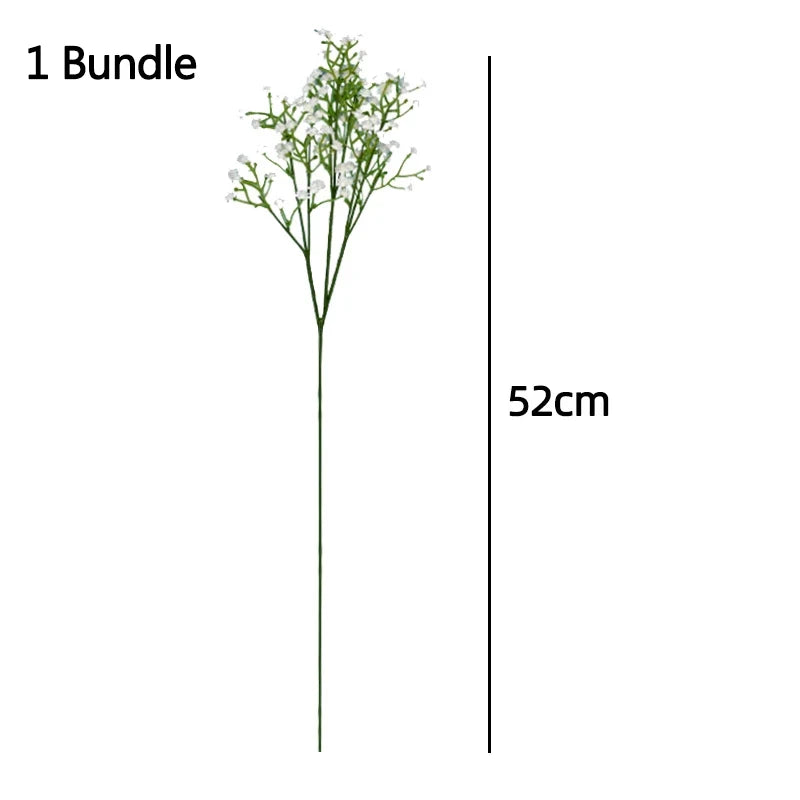 Petites fleurs blanches synthétiques
