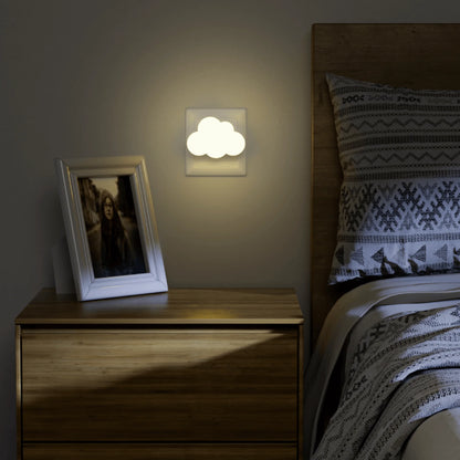 Veilleuse LED nuage sur prise