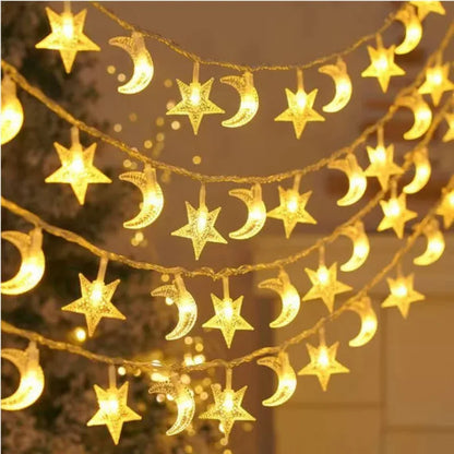 Guirlandes lumineuses de Noël – Étoiles, sapins, lunes ou boules