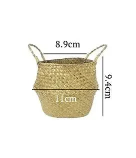 Grands paniers en osier – rangement & cache-pot décoratif