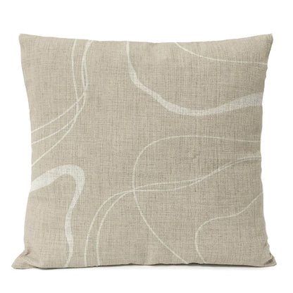 Housse de coussin abstrait et géométrique