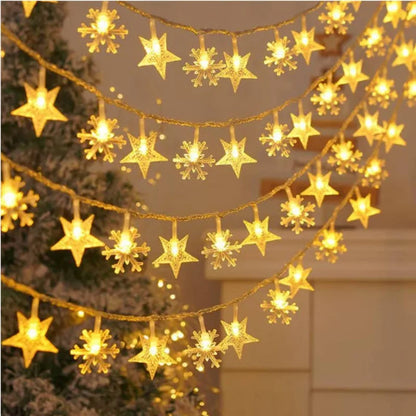 Guirlandes lumineuses de Noël – Étoiles, sapins, lunes ou boules