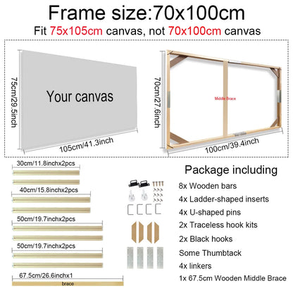 Cadre en bois pour toile